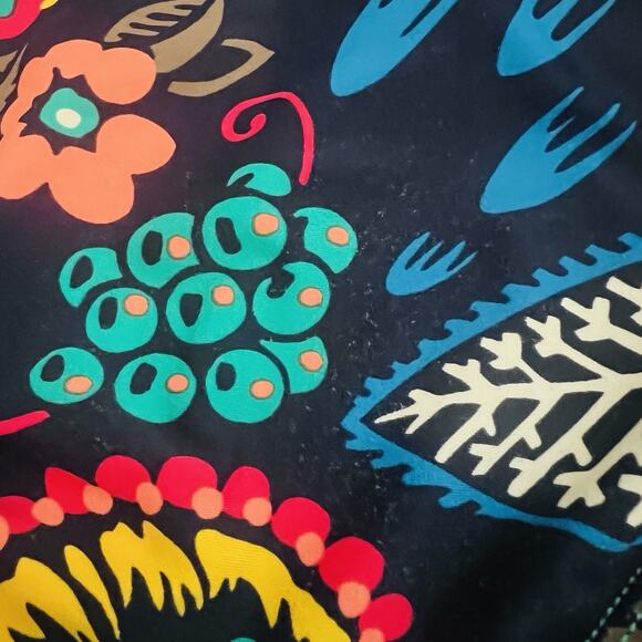 Boden Bikini Swim Bottoms Women's US 10 Fun Colorful Floral Black Gardenia Pop - Picture 5 of 8